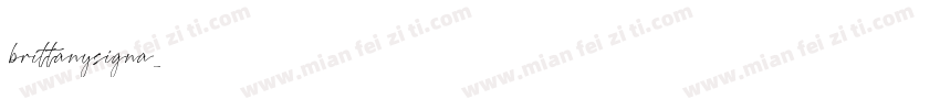 brittany signa字体转换